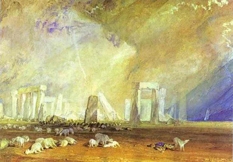 J.M.W. Turner Stonehenge. France oil painting art